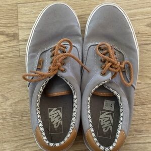 Vans Gray and Brown Men's Sneakers